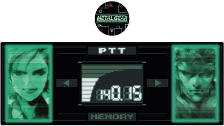 Metal Gear Solid Desk Pad & Coaster Set Solid Snake x Raiden Limited Edition