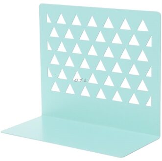 Metal Hollow Desktop Organizer Boekensteunen Boek Eindigt Ondersteuning Standhouder Plank Boekenrek Thuis Kantoorbenodigdheden L29k groen