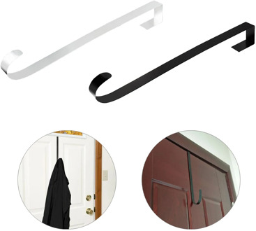 Metal Hook Towel Coat Hooks Wall Door Holder Hook Hanging Sterling Metal Wreath Hanger Home Kitchen Over The Door Wreath Holder