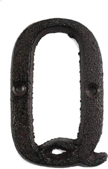 Metal Letters Numbers Cast Iron Decoration House Sign Doorplate DIY Cafe Wall SER88