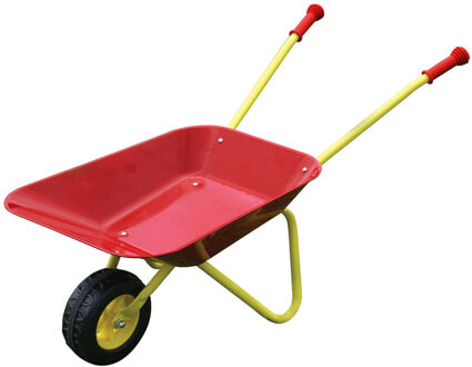Metal Wheelbarrow Red