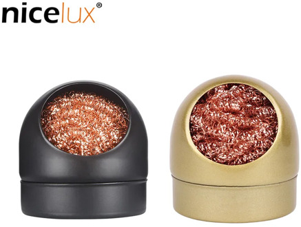 Metal Wire With Stand Set Welding Desoldering Soldering Solder Iron Tip Dross Cleaner Mesh Filter Tin Remove Cleaning Steel Ball