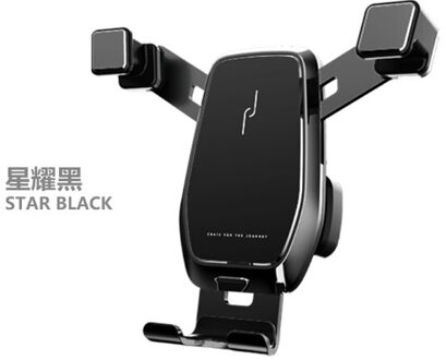 Metalen 360 Graden Smartphone Houder Verticale Horizontale Om A3 S3 Zwaartekracht Telefoon Montage Ondersteuning 4.7 7 In Voor Auto zwart
