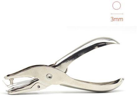 Metalen 3mm Handheld 1 Perforator Papier Puncher Scrapbooking A4 Papier Cutter DIY Gereedschap Kantoor Binding Briefpapier