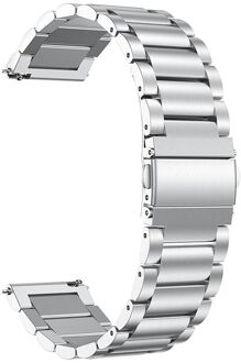 Metalen armband voor Garmin Vivomove 3 Sport 44mm - Zilver