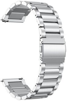 Metalen armband voor Garmin Vivomove Style 42mm - Zilver