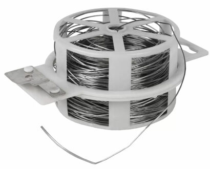 Metalen binddraad - 50 meter x 0.7 mm - plantendraad - ijzerdraad Transparant