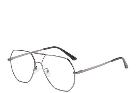Metalen Blauw Licht Blokkeren Bril Man Vintage Oversized Bril Frame Vrouwen Mannen Optische Bijziendheid Brillen Frames Eyewear Oculos geweer