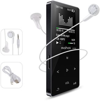 Metalen Bluetooth Sport MP3 Speler Draagbare Audio 8Gb Met Ingebouwde Speaker Fm Radio Ape Flac Muziek speler
