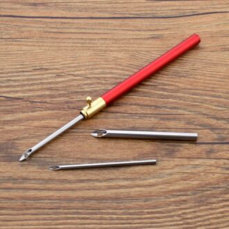 Metalen Borduurwerk Stiksels Punch Naalden Set Porren Kruissteek Haak Breien Punch Naald Kit Met Threader Roestbestendig