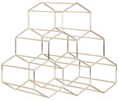 Metalen Creatieve Geometrische Wijnrek Nordic Eenvoudige Huishoudelijke Druif Wijnrek Restaurant Woonkamer Bar Kast Display