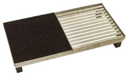 Metalen Deurmat Cubic - Hoog 12,3 CM Black