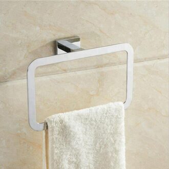Metalen Doek Hanger Handdoek Ring Tissue Box Holder Bespaar Ruimte Voor Thuisgebruik Wandmontage Voor Badkamer Zware XH8Z towel ring