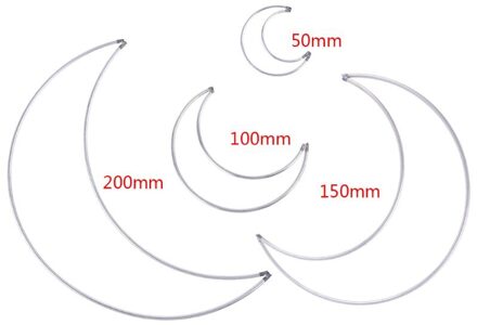Metalen Dream Catcher Moon Hoop Voor Diy Handgemaakte Dreamcatcher Macrame Accessoires Mar-17 100