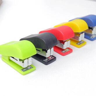 Metalen Duurzaam Kawaii Mini Kleine Nietmachine Nuttig Mini Nietjes Nietmachine Set Kantoor Binding Briefpapier