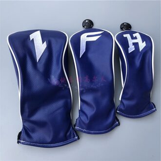 Metalen Fabriek Golf Hoofd Covers Driver Fairway Woods Hybrid 1FH Golfclubs Set Headcovers Kleurrijke Voor Mannen Vrouwen 1stk driver