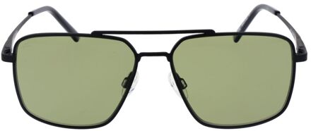 Metalen Frame Gepolariseerde Zonnebril Zwart