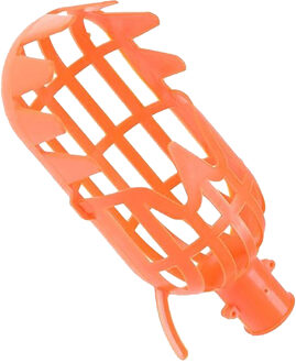 Metalen Fruit Picker Boomgaard Tuinieren Apple Perzik Hoge Boom Picking Gereedschap oranje