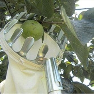 Metalen Fruit Picker Handig Boomgaard Tuinieren Apple Perzik Hoge Boom Fruit Picking Gereedschap