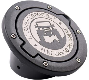 Metalen Gas Cap Brandstof Deur Gas Tank Cover Geschikt Voor Jeep Wrangler Jk Onbeperkt 07-17