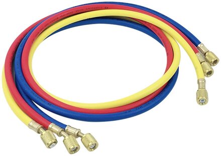 Metalen Gauge Auto 3 Kleuren Recharge Auto Airconditioning Duurzaam Opladen Slang 1.5m Meten Buizen Adapter Connector Reparatie Tool