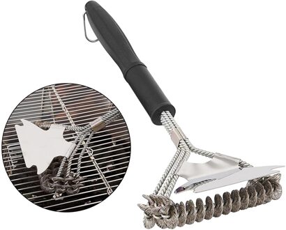 Metalen Grill Borstel Haren Voor Barbecue Bbq Borstels Cleaner Schraper Met Reinigt Metalen Grills Porselein Roosters