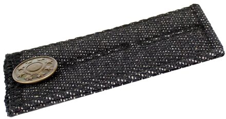 Metalen Jeans Knop Broek Extender Riem Naaien Kleding Accessoires zwart