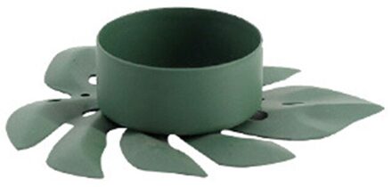 Metalen Kandelaar Prachtige Stabiele Bladeren Kandelaar Lichtgewicht Draagbare Ijzeren Kandelaars Creëren Warme Romantische Sfeer 05