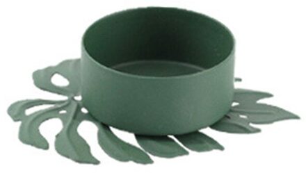 Metalen Kandelaar Prachtige Stabiele Bladeren Kandelaar Lichtgewicht Draagbare Ijzeren Kandelaars Creëren Warme Romantische Sfeer 07