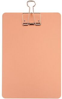 Metalen Klembord Schrijfblok Bestand Mappen Document Holder School Briefpapier roos goud