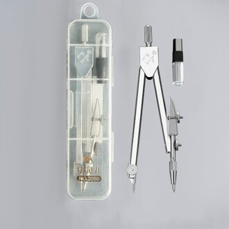 Metalen Kompas Set Professionele Tekening Roestvrij Staal Student Briefpapier Geometrie Schilderij Cirkel Gereedschap Schoolbenodigdheden