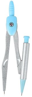 Metalen Kompassen Professionele Math Geometry Schilderen Tool Drie Kleur Kompassen Gereedschappen Voor Tekening Kringen Briefpapier Voor School Blauw