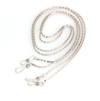 Metalen Koorden String Chain Leesbril Brillen Zonnebril Lanyards Spectacles Houders Monturen Touw Zilver