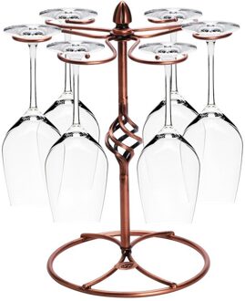 Metalen Koperen Bar Opslag Goblet Cup Rack Rekken Opknoping Wijnglas Decoraties Houder Bar Home Decor