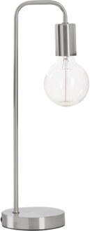 Metalen lamp - E27 - 40 W - H. 45 cm - Zilver