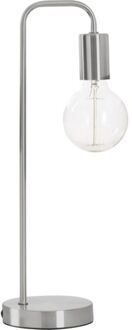 Metalen lamp - E27 - 40 W - H. 45 cm - Zilver