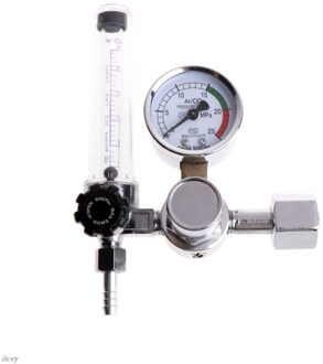 Metalen Lassen Gas Argon CO2 Druk Flow Meter Regulator MIG Tig MAG Lassen Gauge X7YD