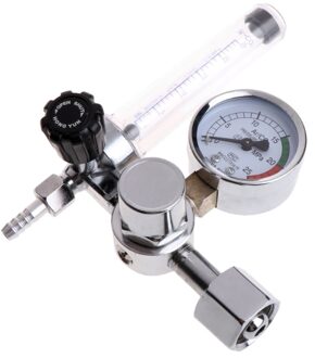 Metalen Lassen Gas Argon CO2 Druk Flow Meter Regulator Mig Tig Mag Lassen Gauge