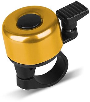 Metalen Legering Fietsstuur Bell Ring Mountainbike Veiligheidswaarschuwing Alarm Accessoires Fietsen Beschermende Speaker Loud Horn gouden
