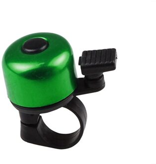 Metalen Legering Fietsstuur Bell Ring Mountainbike Veiligheidswaarschuwing Alarm Accessoires Fietsen Beschermende Speaker Loud Horn groen