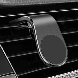 Metalen Magnetische Auto Telefoon Houder Voor Mercedes Benz R G Klasse Glk Gla W204 W251 W463 W176 Air vent Magnetische Houder Gps Houder zwart / For A MG logo