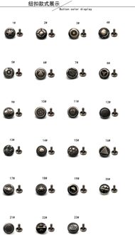 Metalen mao ding kou Sandalen Knop Zomer Lederen Sandalen Knop Accessoires mannen Slippers Gevolgd door met Aansluiting Knop 4