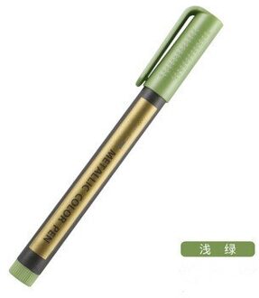 Metalen Marker Pen Metalen Permanente Verf Marker Waterdicht Diy Album Briefpapier Art Schilderij Tekening Art Supplies groen