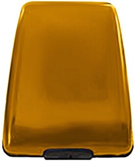 Metalen Multifunctionele Wallet Id Credit Card Wallet Aluminium Metal Case Box-Zwart Betaling Portemonnee Portemonnee # P30 Goud