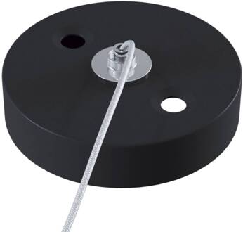 Metalen ophangrail, 1-fase railsysteem, zwart