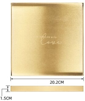 Metalen Opslag Lade Goud Vierkante Rechthoek Hexagon Fruitschaal Opslag Organisator Oorbel Ring Sieraden Display Rvs Lade about 470g
