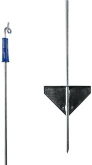 Metalen paal met Topisolator - 88 cm - 10 stuks