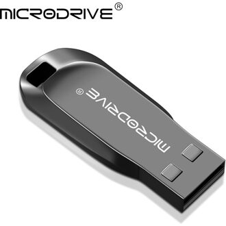 Metalen Pen Drive 2.0 Metalen Usb Flash Drive 128Gb 64Gb 32Gb High Speed 16Gb 2.0 Geheugen flash Stick 128GB / zwart