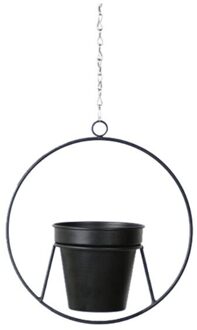 Metalen Plant Hanger Ketting Opknoping Mand Bloempot Plant Holder Tuin Balkon Indoor Outdoor Decoratie 04