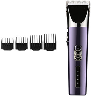 Metalen Professionele Tondeuse Elektrische Draadloze Haar Grooming Thuis Kapsel Trimmer Kaalhoofdige T Blade Finish Kapsel Machine